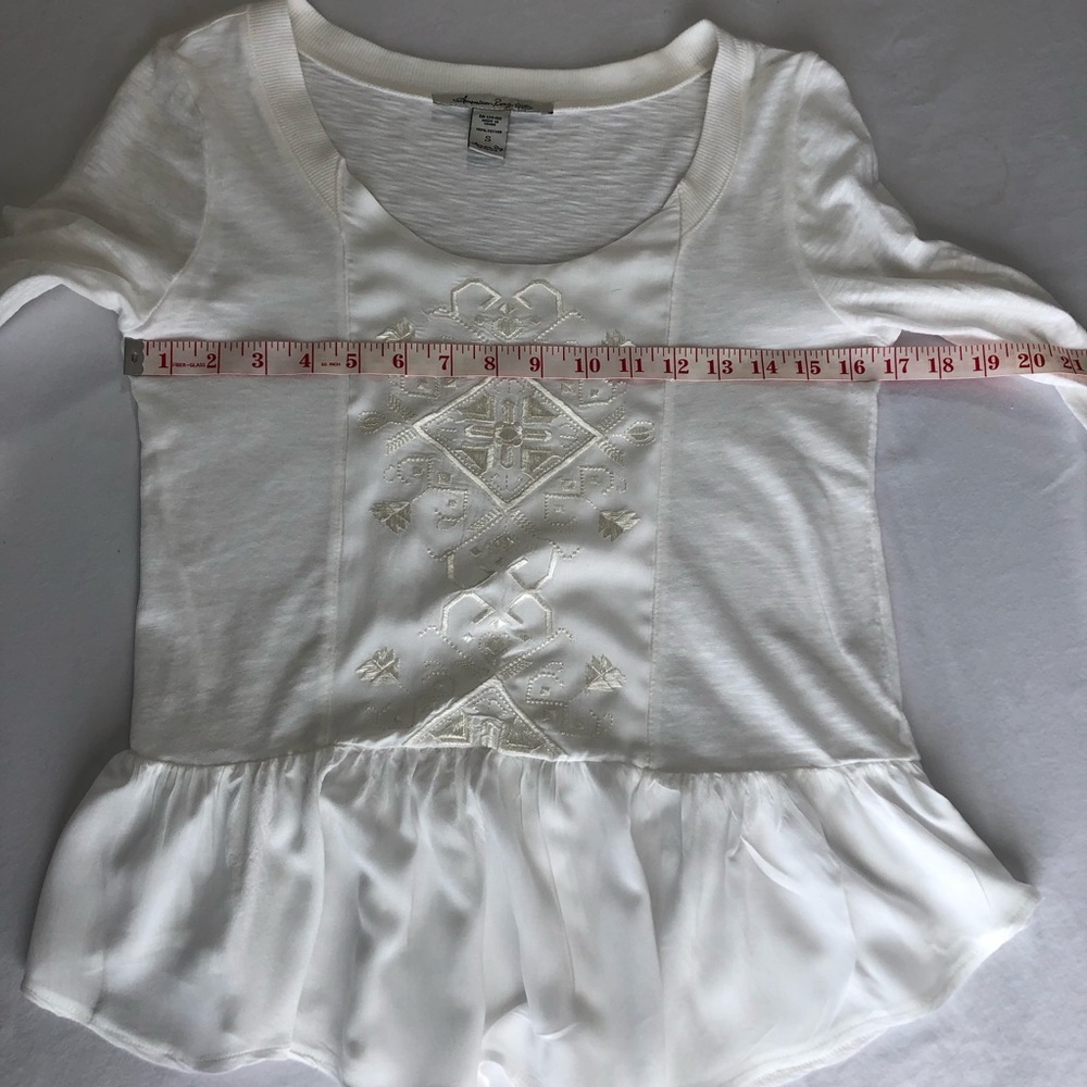 American Rag Embroidered Top Small - Picture 3 of 7